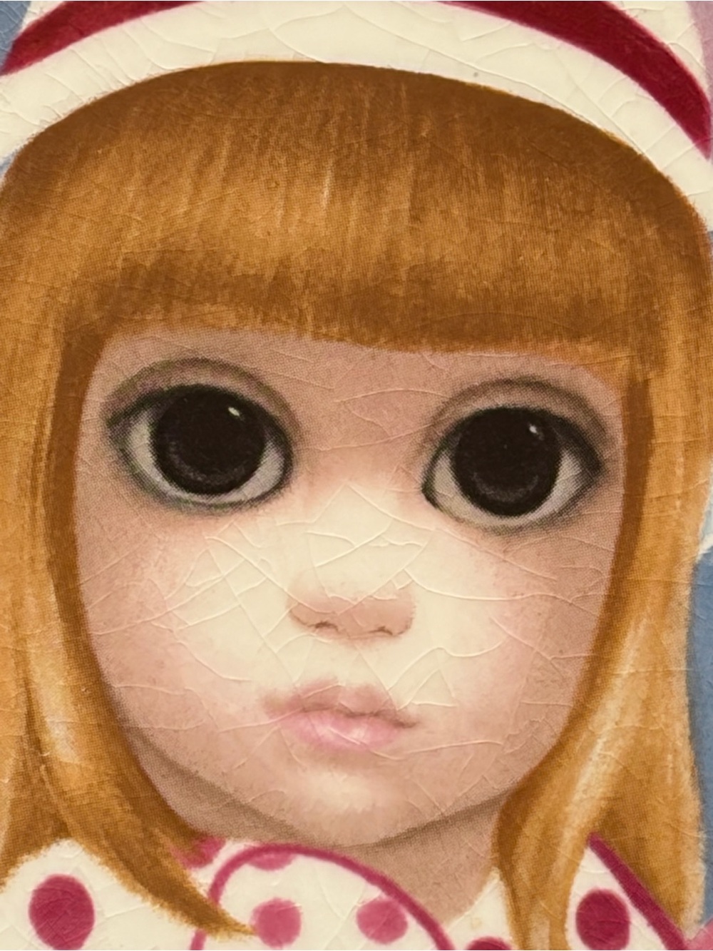 Margaret Keane Big Eyes The Balloon Girl 1976 Initial Run Plate 8 inch Ironstone